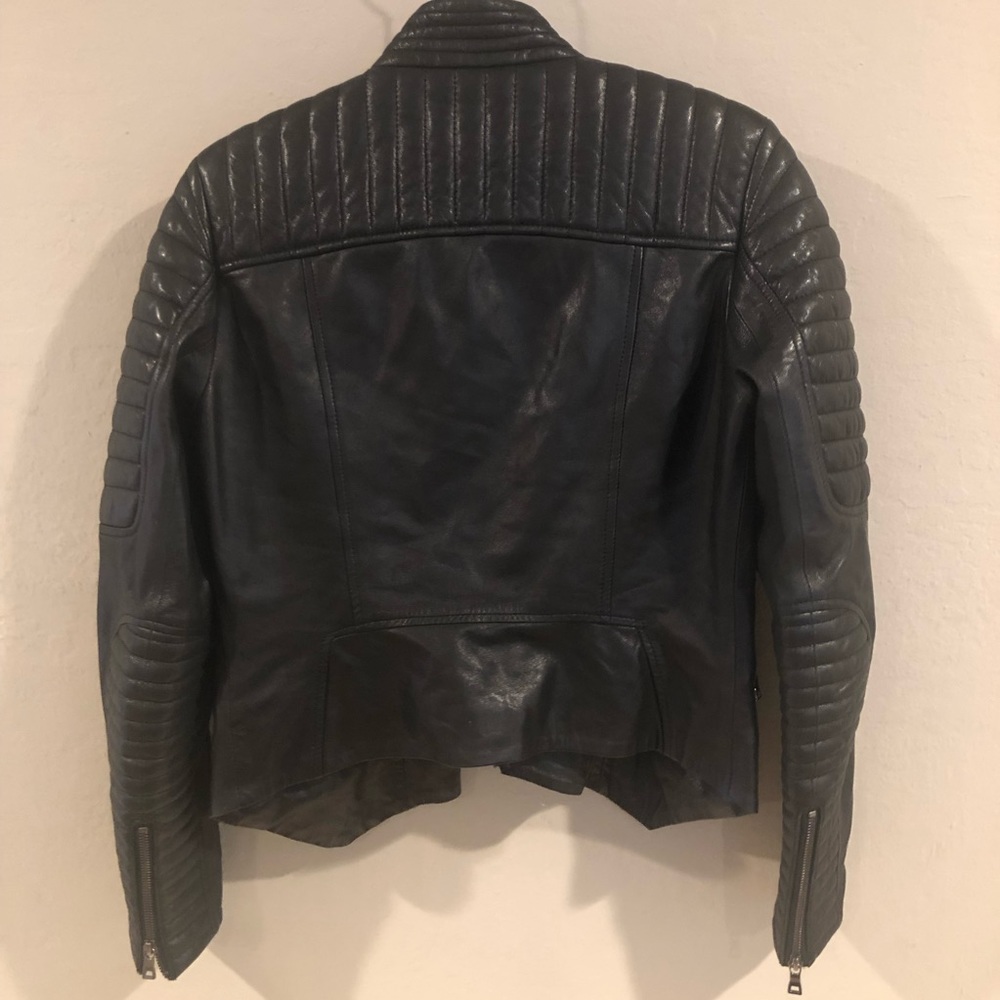 Leather Moto Jacket - Picture 3 of 6